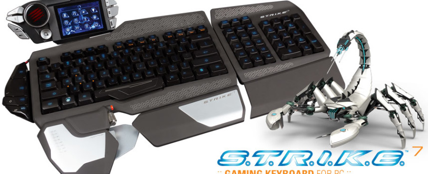 Mad Catz Cyborg S.T.R.I.K.E 7 : le clavier gamer ultime !!!