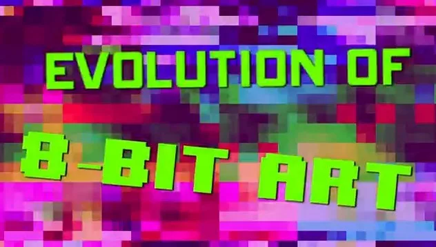 evolution 8 bit art jpg
