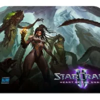 tapis souris steelseries qcK heart of the swarm kerrigan edition 01