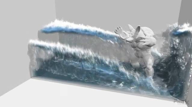 Simulation 3D des fluides
