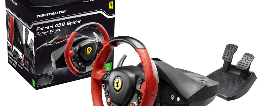 Thrustmaster Ferrari 458 Spider Racing Wheel pour Xbox One !