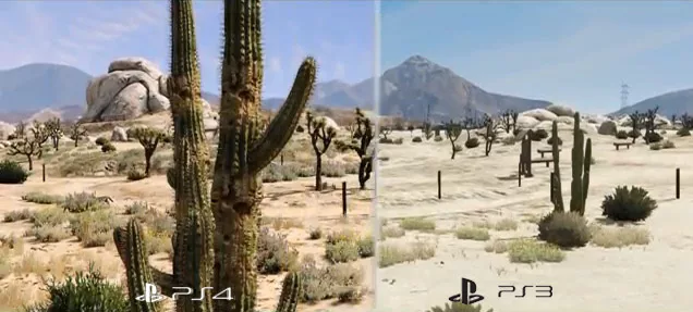 Comparaison GTA 5 Sony Playstation 4 vs Playstation 3