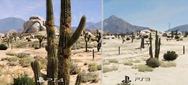 Grand Theft Auto V : Comparaison PS3 et PS4