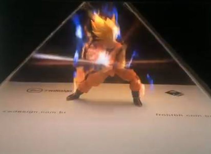 Figurine Son Goku + Kamehameha en hologramme – Dragon Ball Z