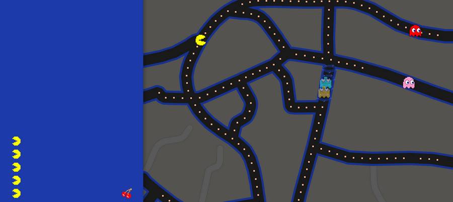 Pac Man s’invite sur Google Maps
