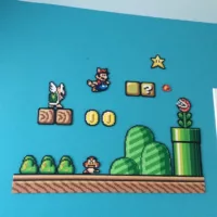 bead sprite Geek Crafts décor Super Mario
