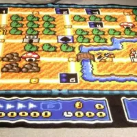 Map Super Mario Bros 3 - Tapis tricolé