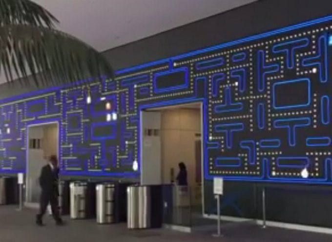 Mur Pacman chez Salesforce