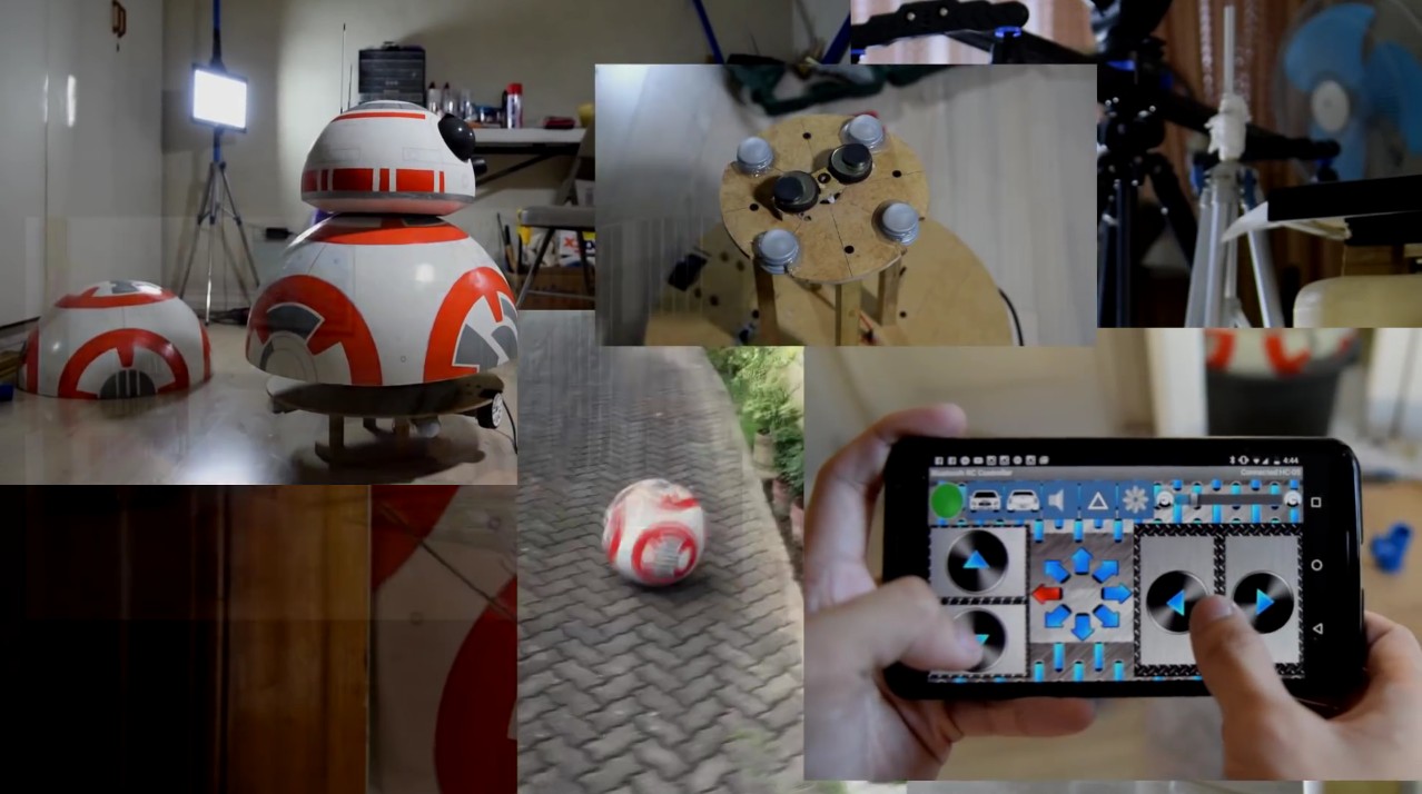 Construire son propre BB-8 taille réelle piloté par Android