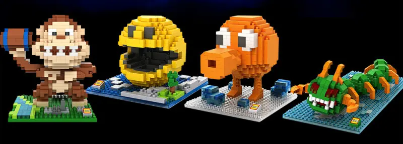 briques LOZ iBlock Fun - Pacman pixels movie
