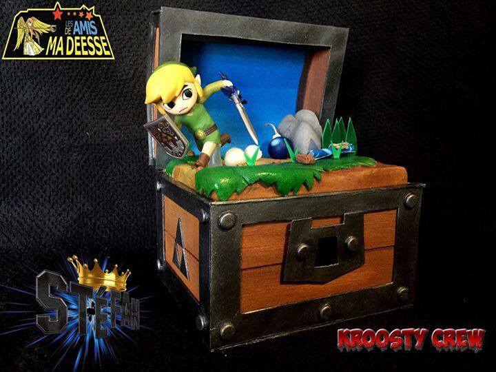 diorama Zelda - Coffre trésor