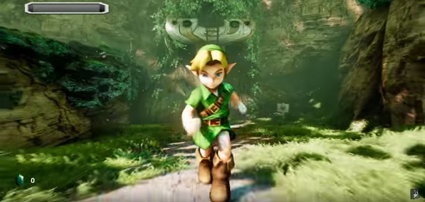 Une version étonnante de Zelda Ocarina Of Time tournant sur le moteur Unreal