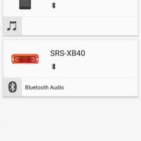 Screenshot application Sony Music Center