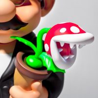 Super Professionnal - figurine Super Mario - film Leon