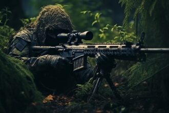 vecteezy soldier holding sniper gun in the forest 27215605 203