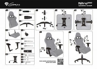 test fauteuil gaming Genesis Nitro 550 notice