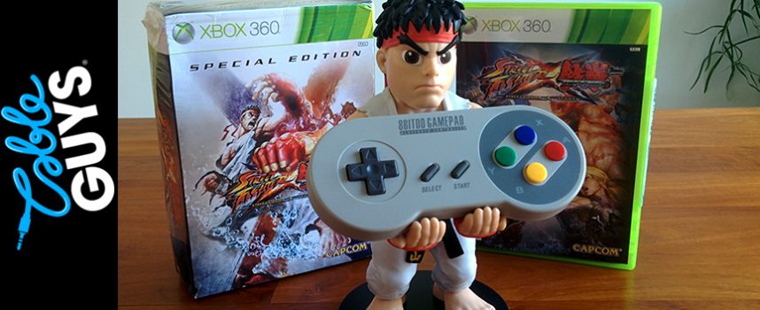 Test figurine Cable Guys Ryu | support manette / smartphone