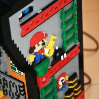 Borne arcade Donkey Kong en LEGO - Mario