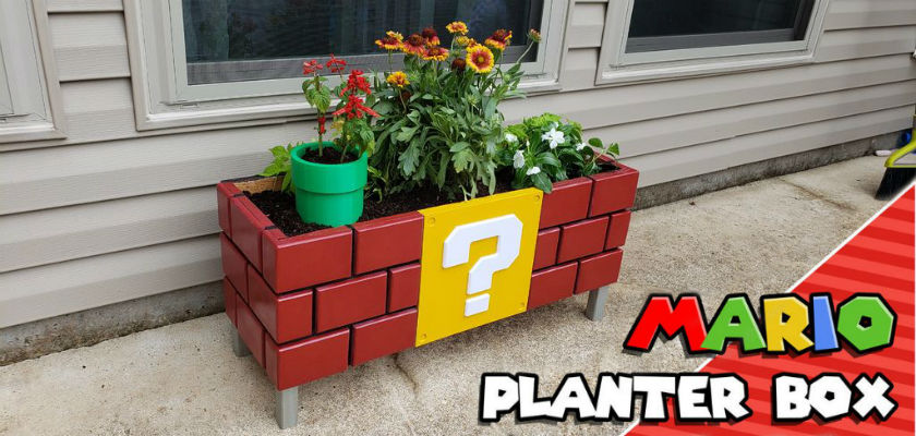 Tutorial pour fabriquer une jardinière DIY Super Mario
