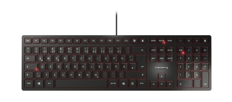 test clavier PC Cherry KC 6000 slim noir