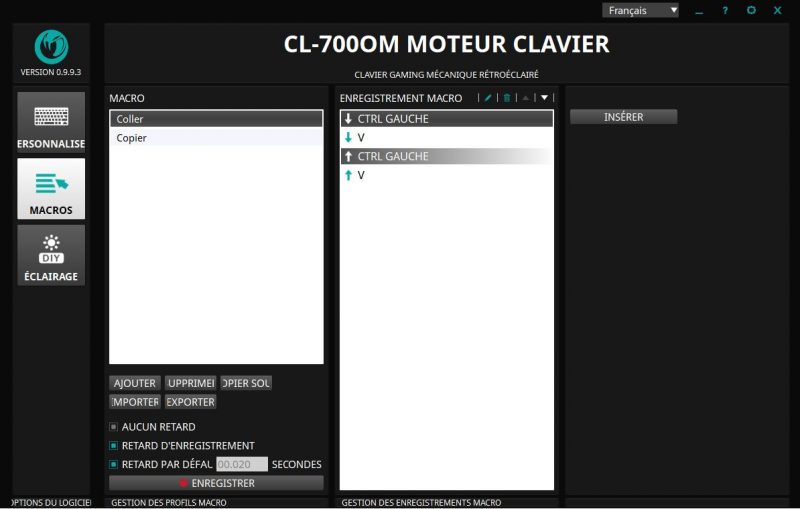 Clavier Nacon PCCL 700 OM 28