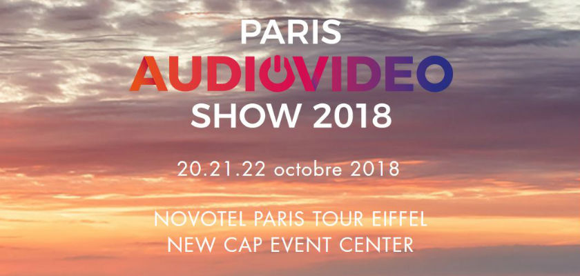 Rendez-vous au salon Paris Audio Video Show 2018