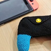 étui tricot laine manette Nintendo Switch