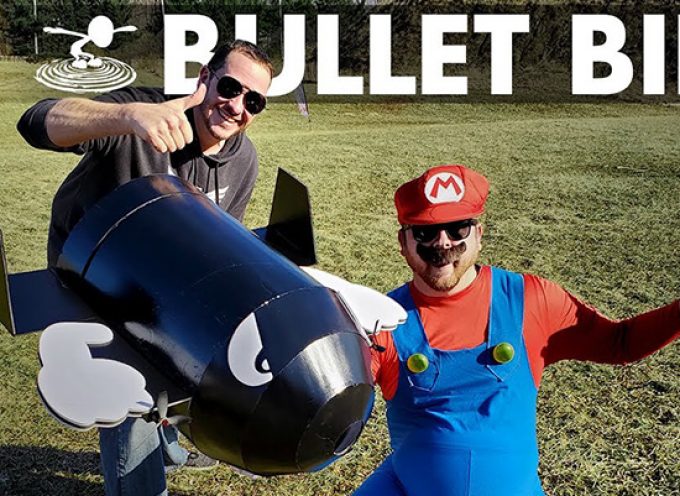 FliteTest fait voler la balle Bullet Bill de Super Mario