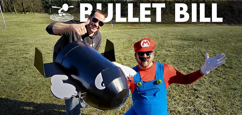 Super Mario Bullet Bill IRL DIY