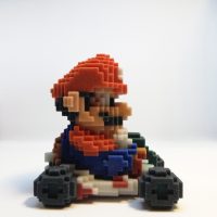 impression 3d personnage jeu video 2d - Mario Kart