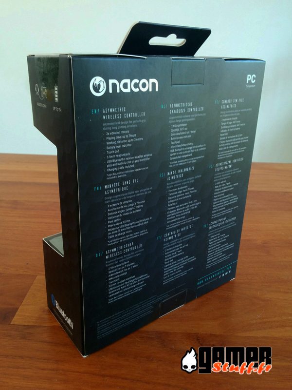 test manette PS4 Nacon Asymmetric