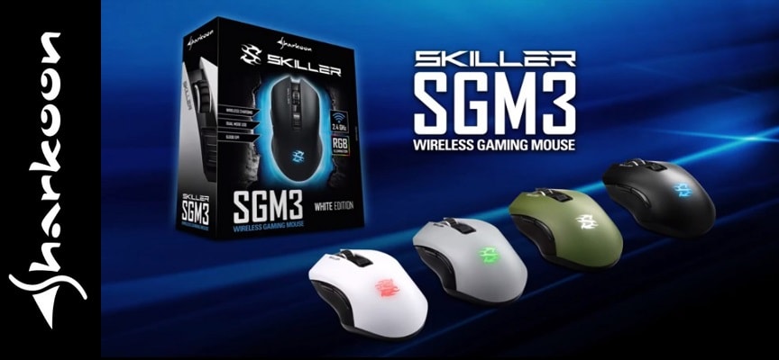 Test Sharkoon SKILLER SGM3 - Souris gamer sans fil | PC