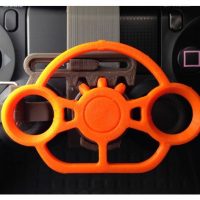 mini volant manette PS4 impression 3D