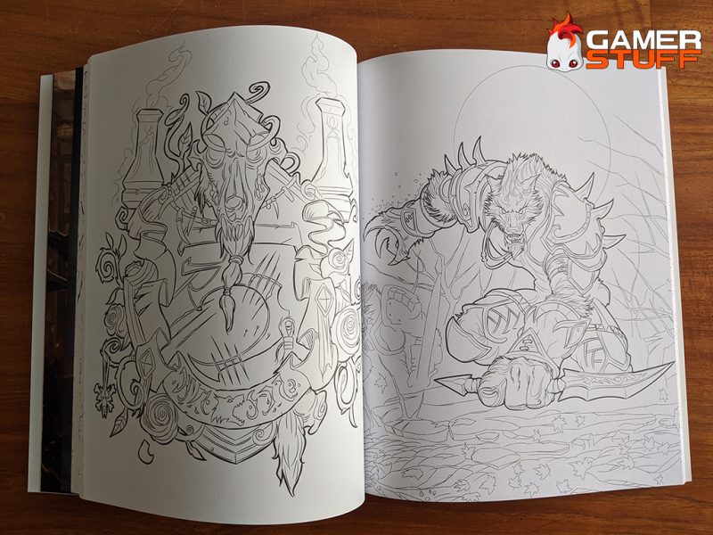 Mana Books - Livre de coloriage pour adultes World of Warcraft