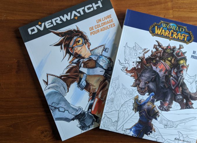 Avis sur Overwatch et World Of Warcraft, des livres de coloriage pour adultes | Mana Books
