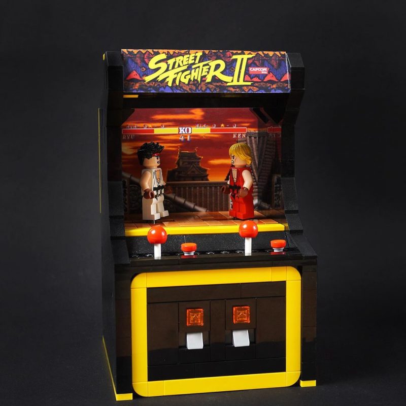 borne arcade Lego Street Fighter 2