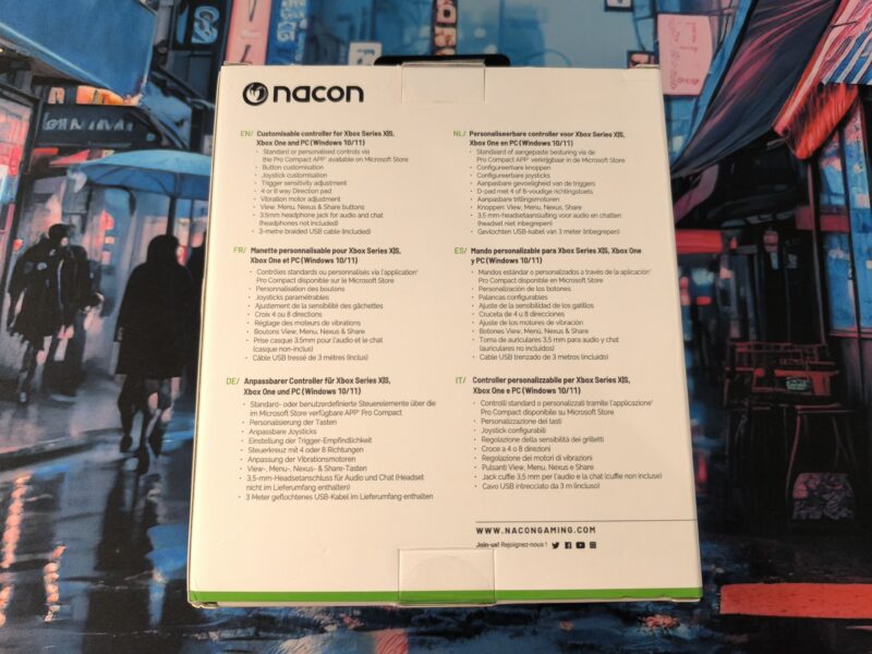 Nacon Pro Compact Bleu 003