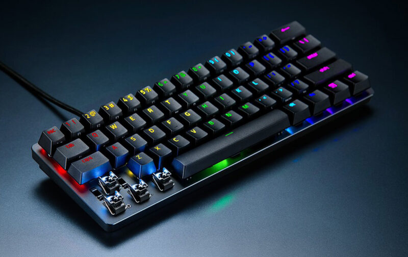 clavier gaming TKL Razer Huntman Mini Analog RGB