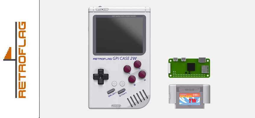 test boitier Raspberry PI Retroflag GPI Case 2w Nintendo Gameboy