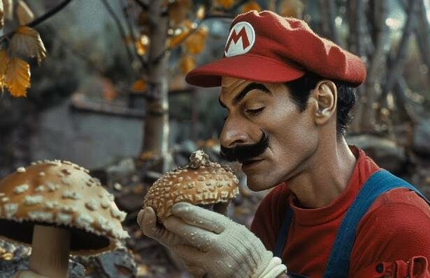IA generative Super Mario 1950