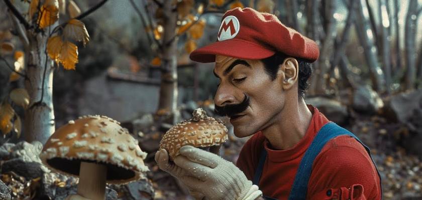 IA generative Super Mario 1950