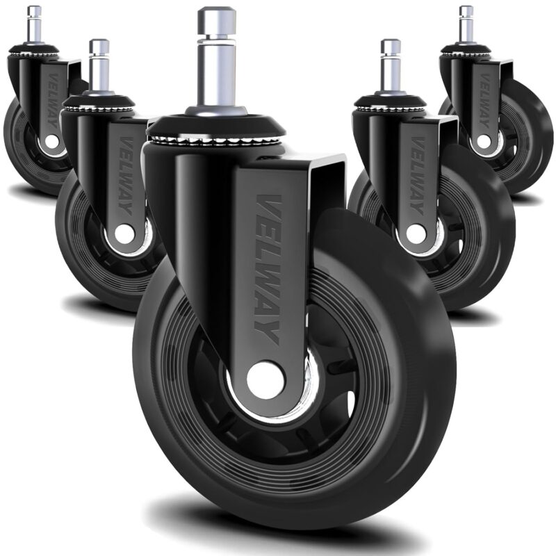 Testräder Bürostuhl Gaming Velway Schwarz