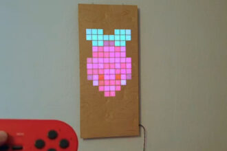 wooden led gaming display-00