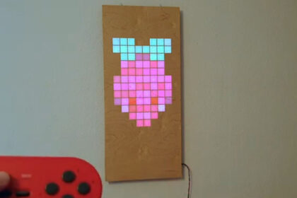 wooden led gaming display-00