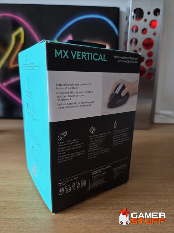 test souris ergonomique Logitech MX Vertical