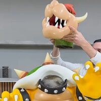 sculpture Bowser chocolat