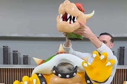 sculpture Bowser chocolat