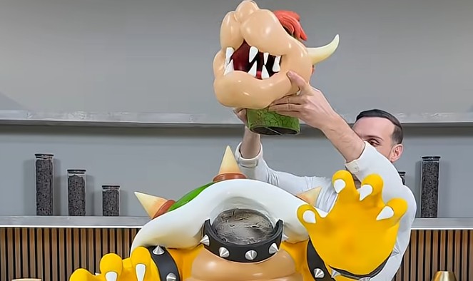 sculpture Bowser chocolat